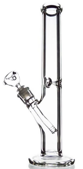 Thick Straight Tube Glass Waterpipe