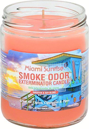 Smoke Odor Exterminator Candle 13oz Miami Sunrise
