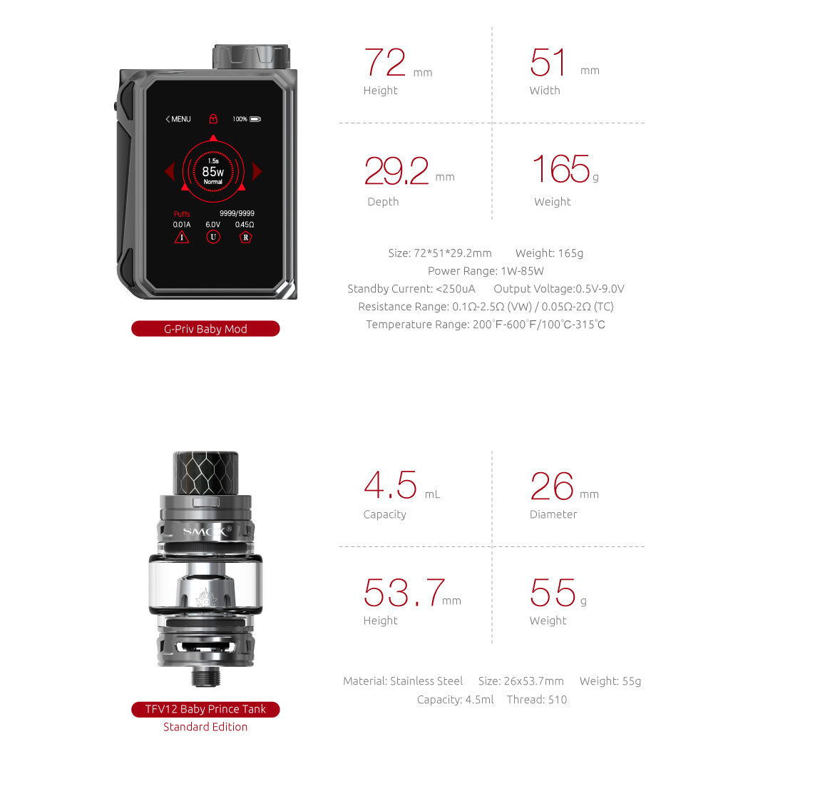 Smok G-Priv Baby Luxe Edition