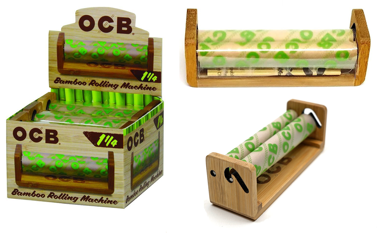 OCB 1 1/4 Bamboo Rolling Machine (6ct)