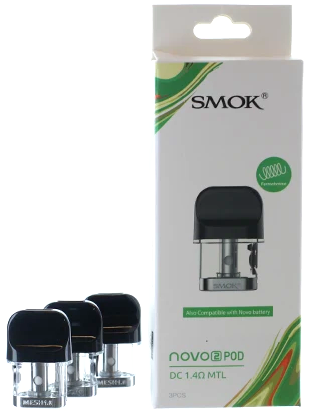 Smok Novo 2 Replacement Pods - Ferrochrome 1.4Ω (3ct)