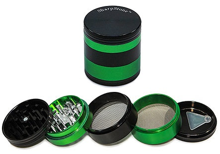 Sharper Black/Green Grinder - (1.5")