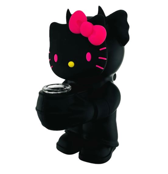 Devil Kitty Silicone Mini Waterpipe