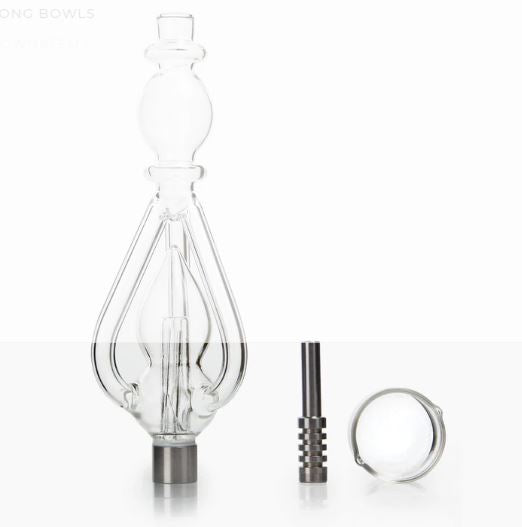 Clover Glass Recycler Nectar Collector