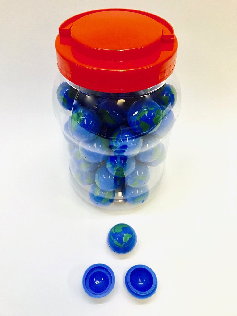 Earth Ball Silicone Container (Jar of 50)