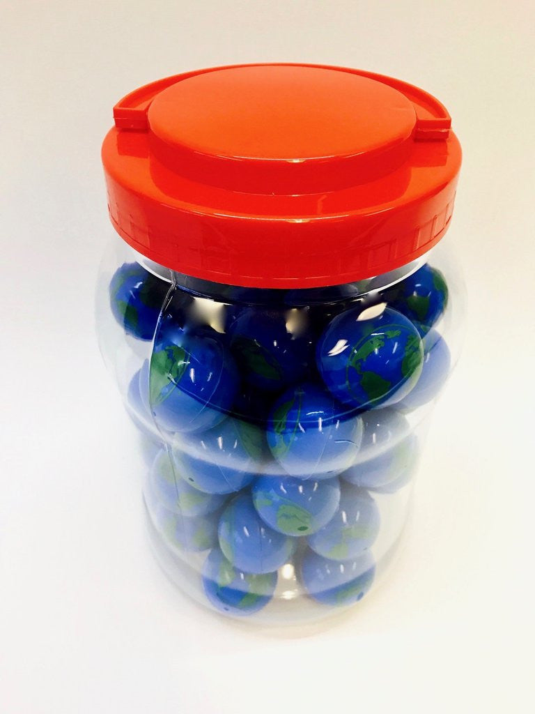 Earth Ball Silicone Container (Jar of 50)
