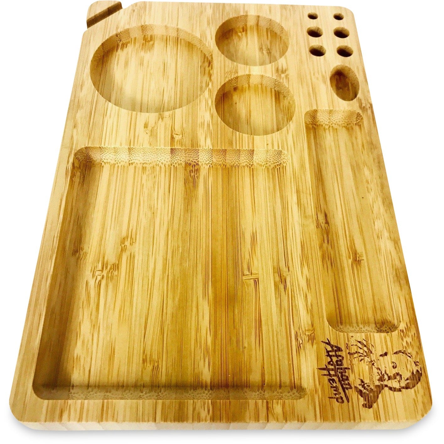 Afghan Hemp Bamboo Rolling Tray (Small)