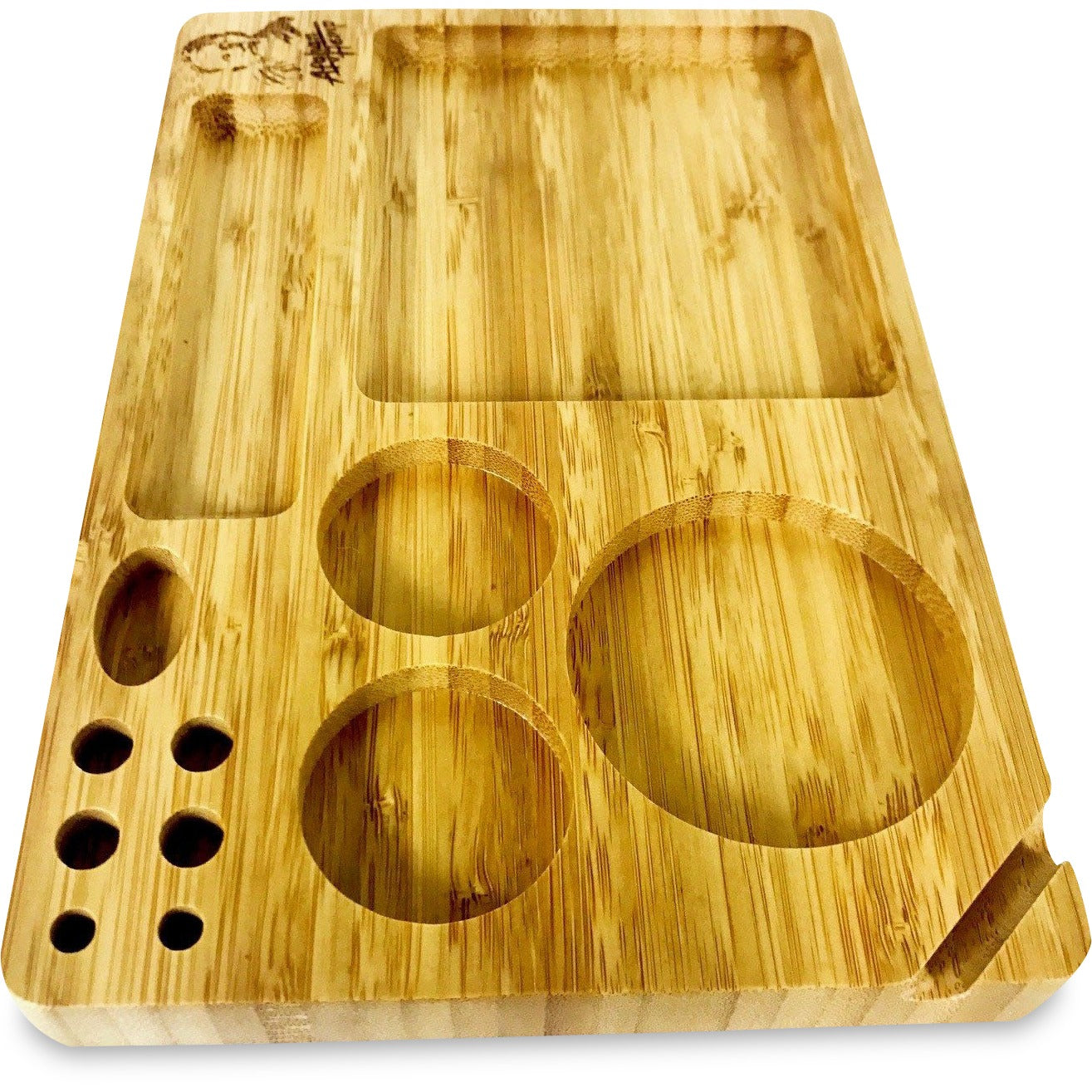 Afghan Hemp Bamboo Rolling Tray (Small)