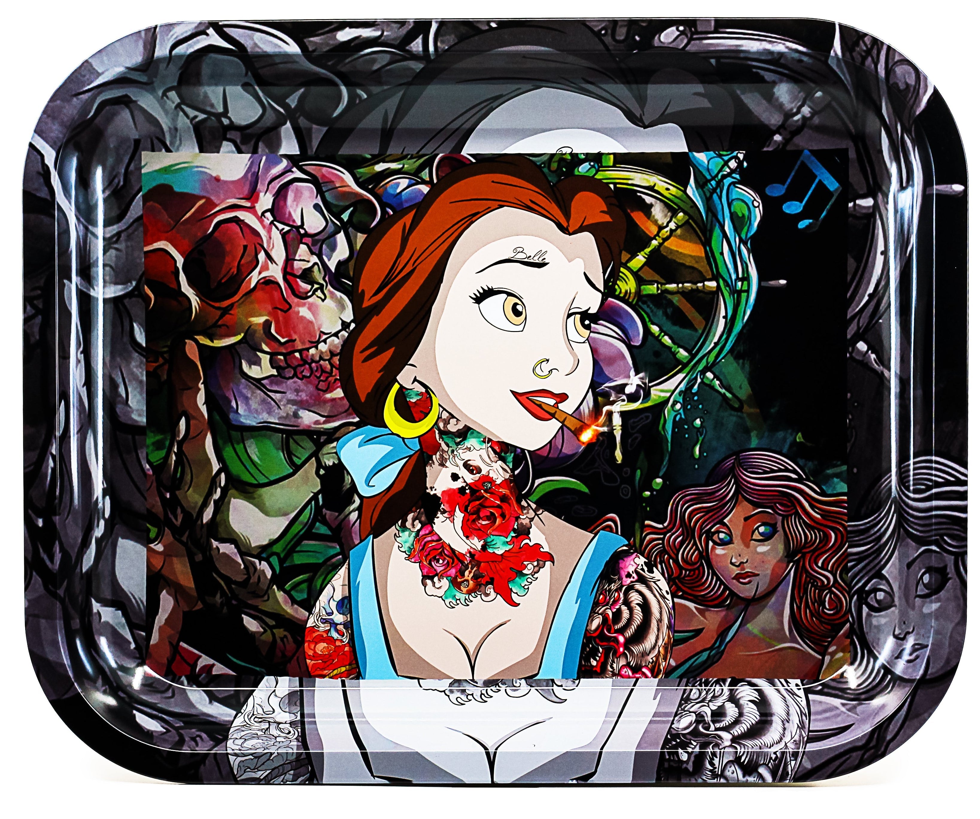 Designed Metal Rolling Tray (Large)