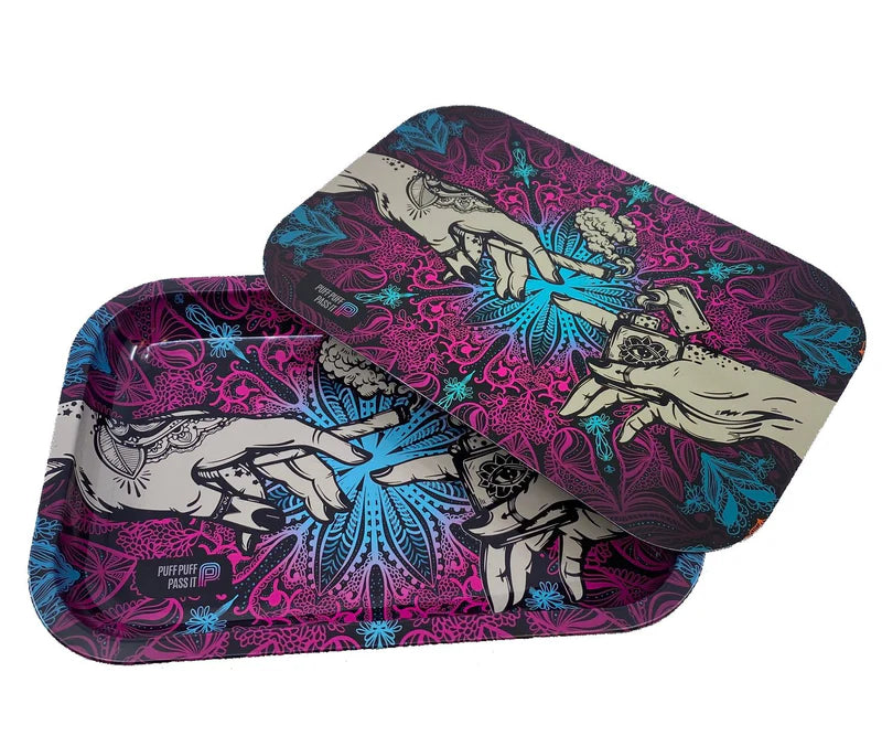 Roll On the Go with the Puff Puff Pass It - Tray with Magnetic Lid