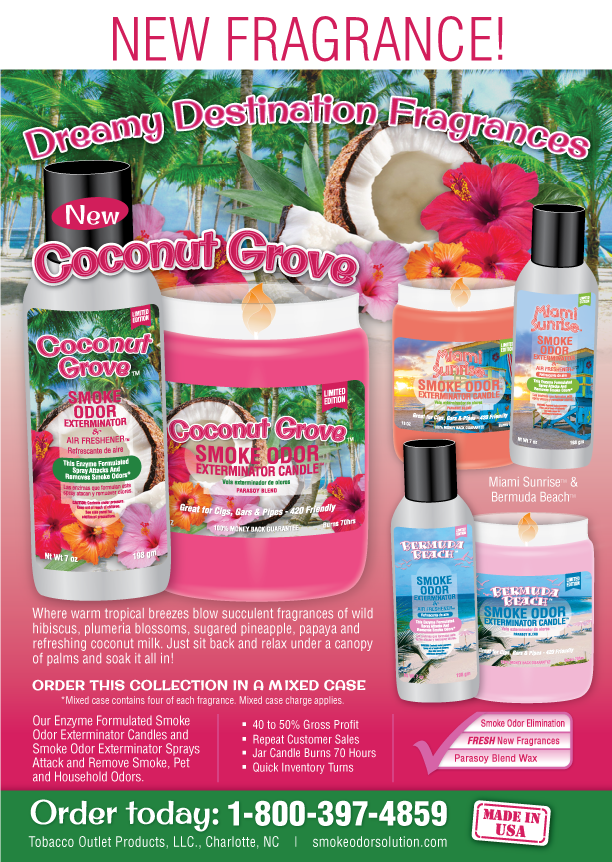 Smoke Odor Exterminator Candle 13oz Coconut Grove