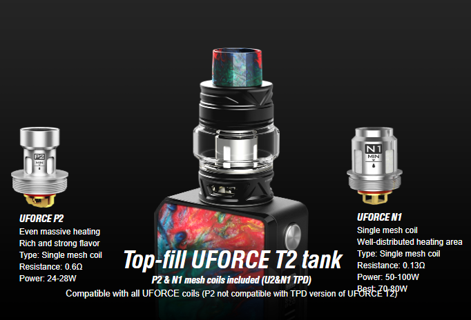 Voopoo Drag Mini Kit with Uforce T2 Tank 4400mAh