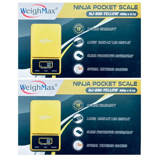 WEIGHTMAX NJ-800 X 0.1G DIGITAL POCKET SCALE