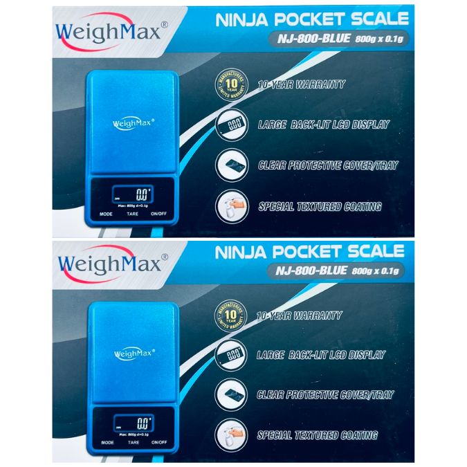 WEIGHTMAX NJ-800 X 0.1G DIGITAL POCKET SCALE