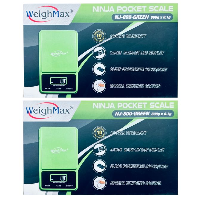 WEIGHTMAX NJ-800 X 0.1G DIGITAL POCKET SCALE