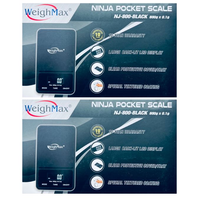 WEIGHTMAX NJ-800 X 0.1G DIGITAL POCKET SCALE