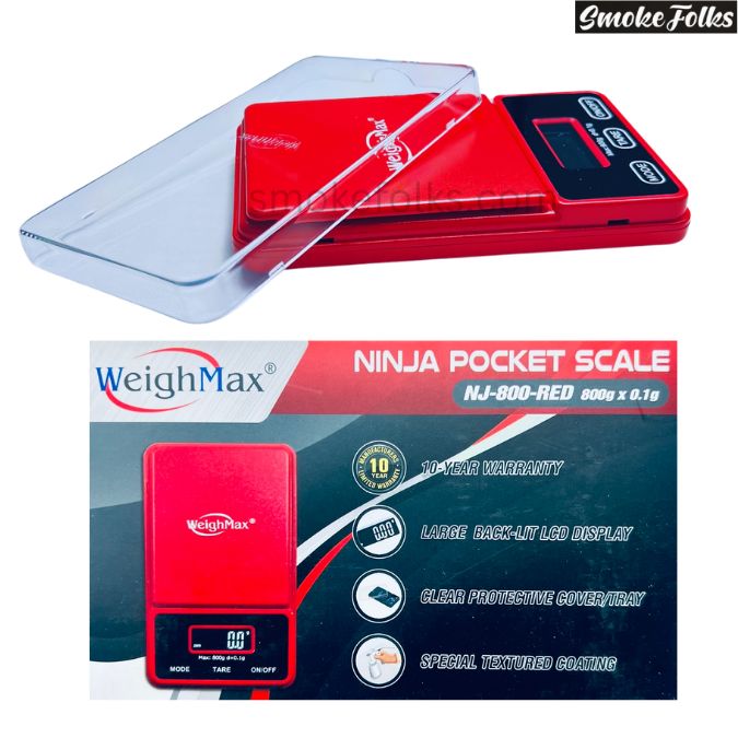WEIGHTMAX NJ-800 X 0.1G DIGITAL POCKET SCALE