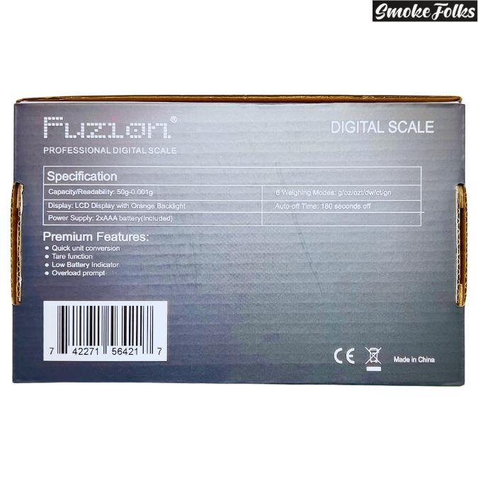FUZION PRO-50 X 0.001G PROFESSIONAL DIGITAL SCALE