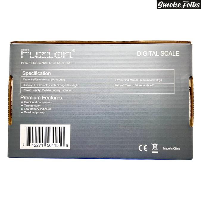 FUZION PRO-50 X 0.001G PROFESSIONAL DIGITAL SCALE