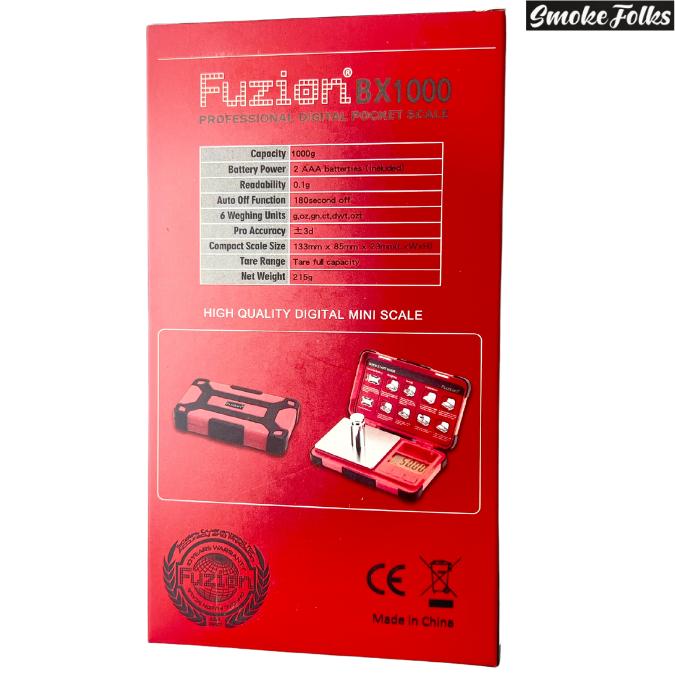 FUZION BX-1000 PROFESSIONAL DIGITAL SCALE