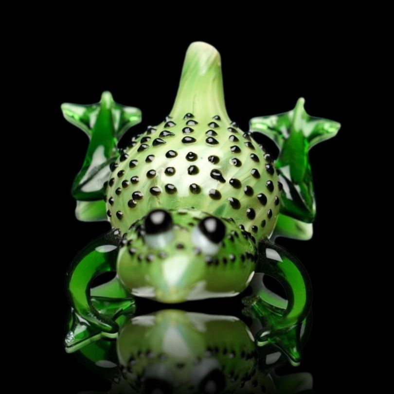 5" FROG GLASS HAND PIPE