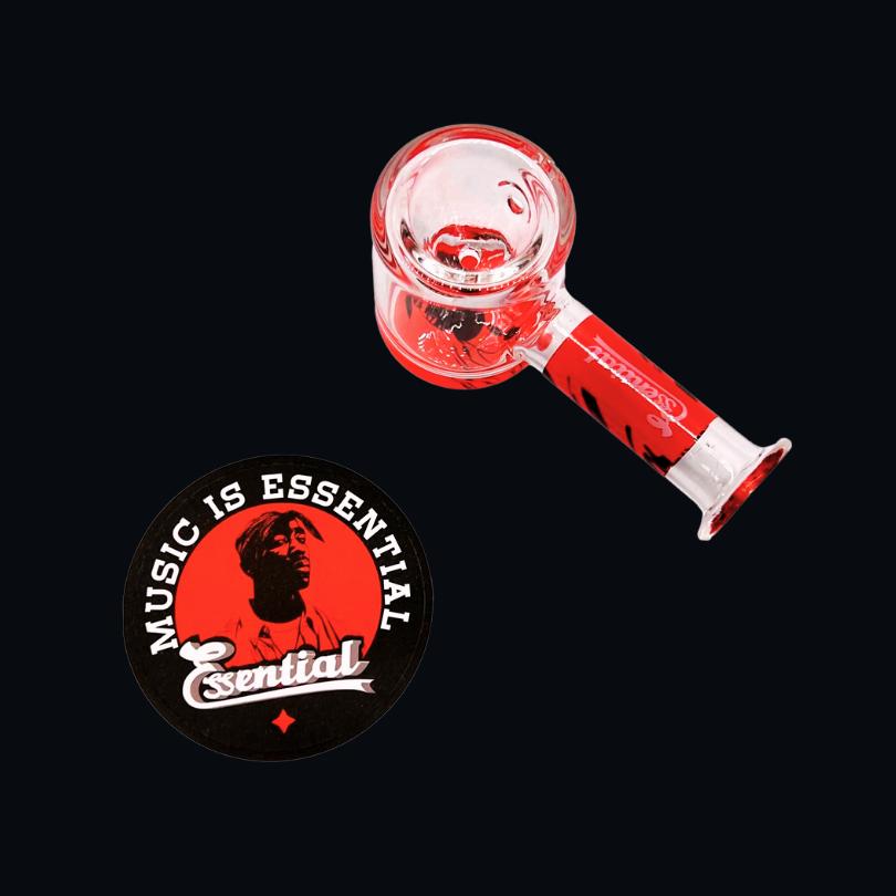 ESSENTIAL HAMMER GLASS HADN PIPE