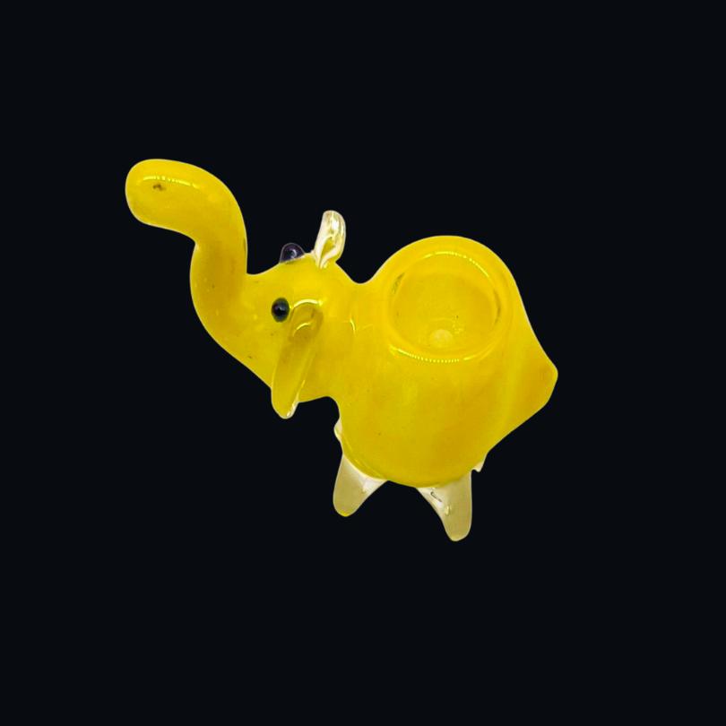4" Elephant Glass Hand Pipe