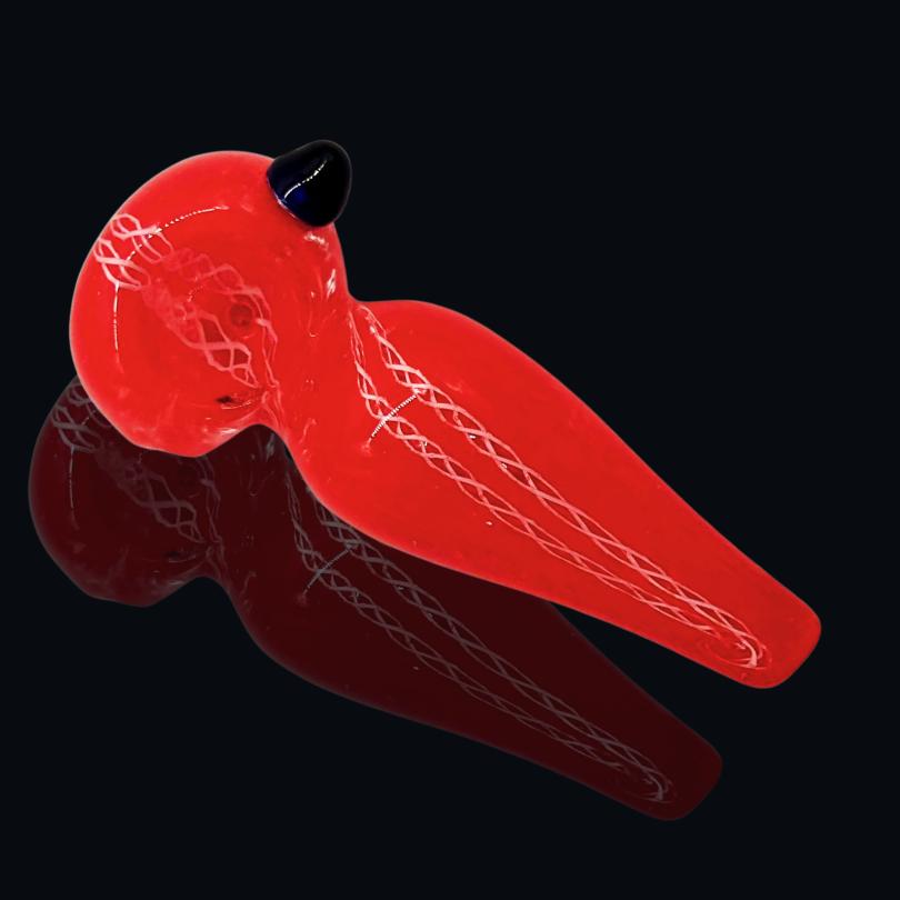 5" RIDDLES GLASS HAND PIPE