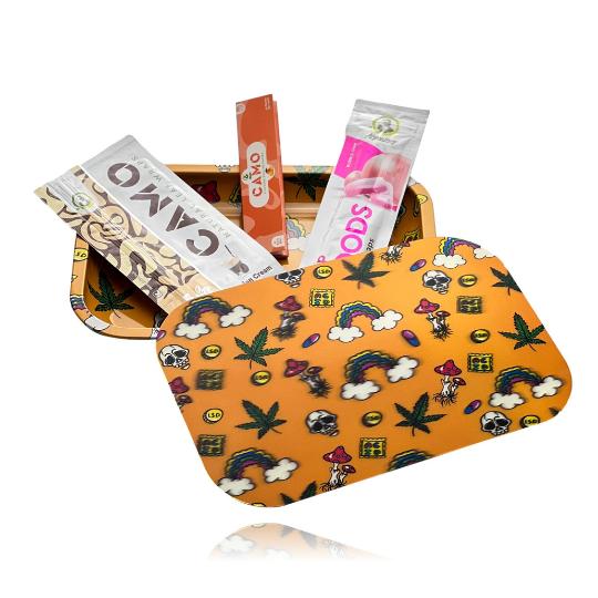 3D HOLOGRAPHIC ROLLING TRAY WITH MAGNETIC LID