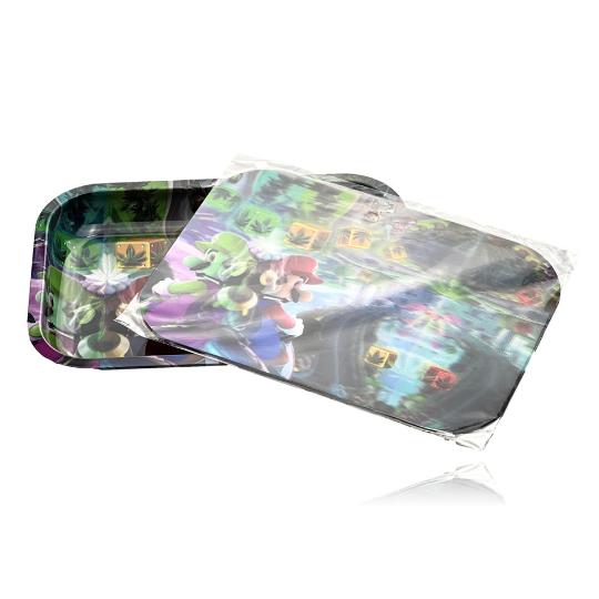 3D HOLOGRAPHIC ROLLING TRAY WITH MAGNETIC LID