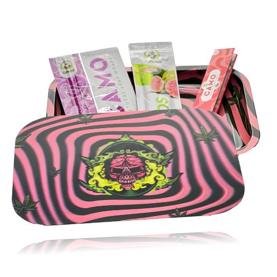 3D HOLOGRAPHIC ROLLING TRAY WITH MAGNETIC LID