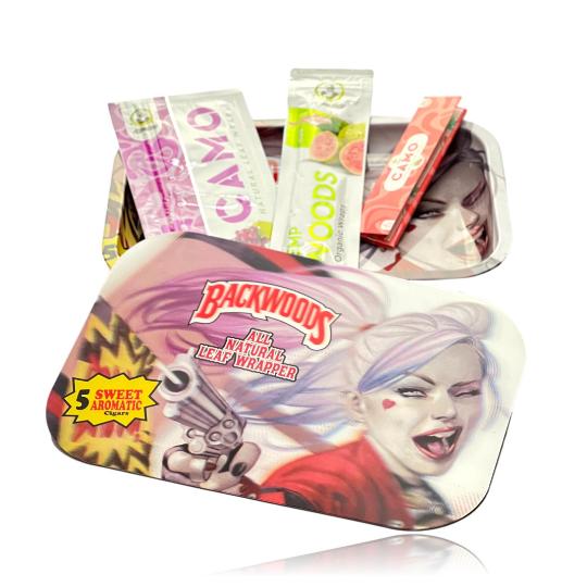 3D HOLOGRAPHIC ROLLING TRAY WITH MAGNETIC LID