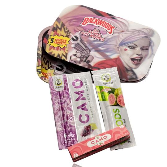 3D HOLOGRAPHIC ROLLING TRAY WITH MAGNETIC LID