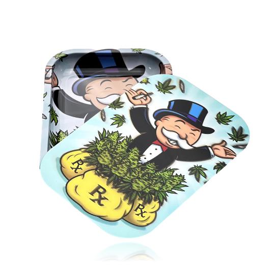 3D HOLOGRAPHIC ROLLING TRAY WITH MAGNETIC LID