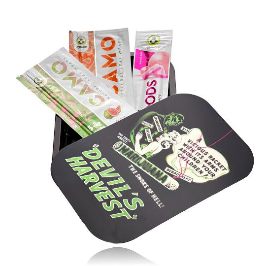 3D HOLOGRAPHIC ROLLING TRAY WITH MAGNETIC LID