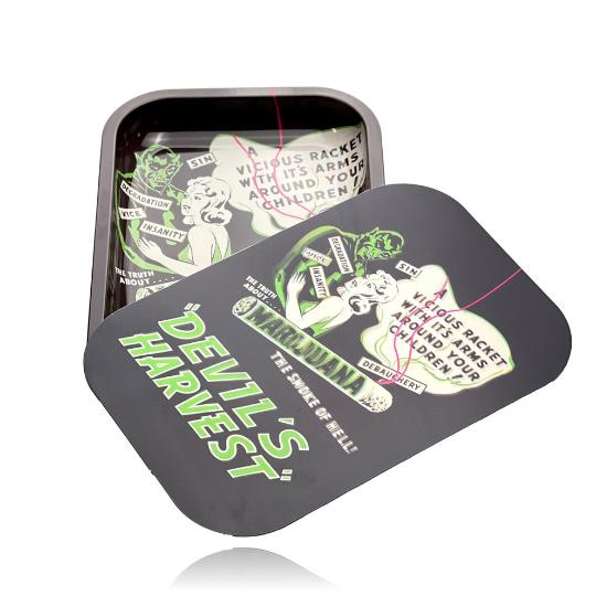 3D HOLOGRAPHIC ROLLING TRAY WITH MAGNETIC LID