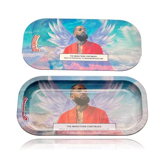 3D HOLOGRAPHIC ROLLING TRAY WITH MAGNETIC LID - RMT-107