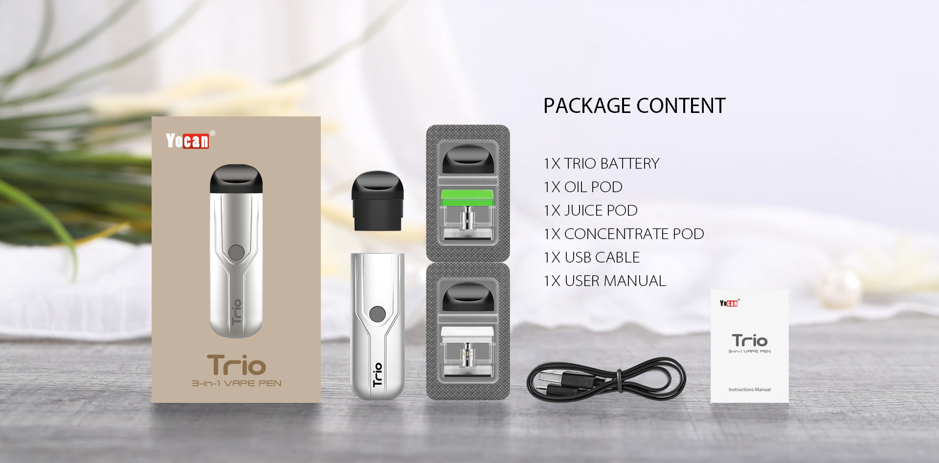 Yocan Trio 3-In-1 Kit