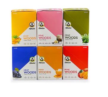 ROLLING METEL BOX + BOX OF AFGHAN HEMP BLUNT WRAPS