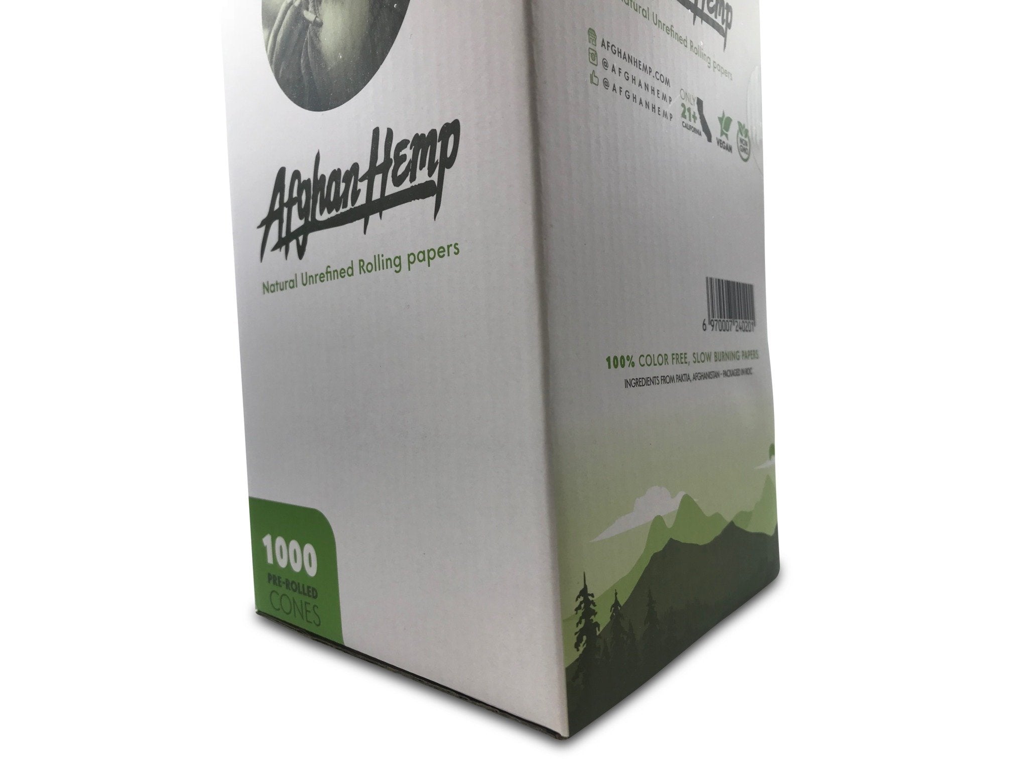 Afghan Hemp Pre-rolled King size Cones (1000 pack)