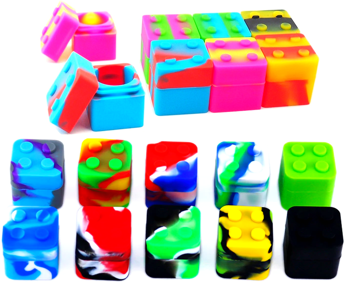 Mini Lego Silicone Jar