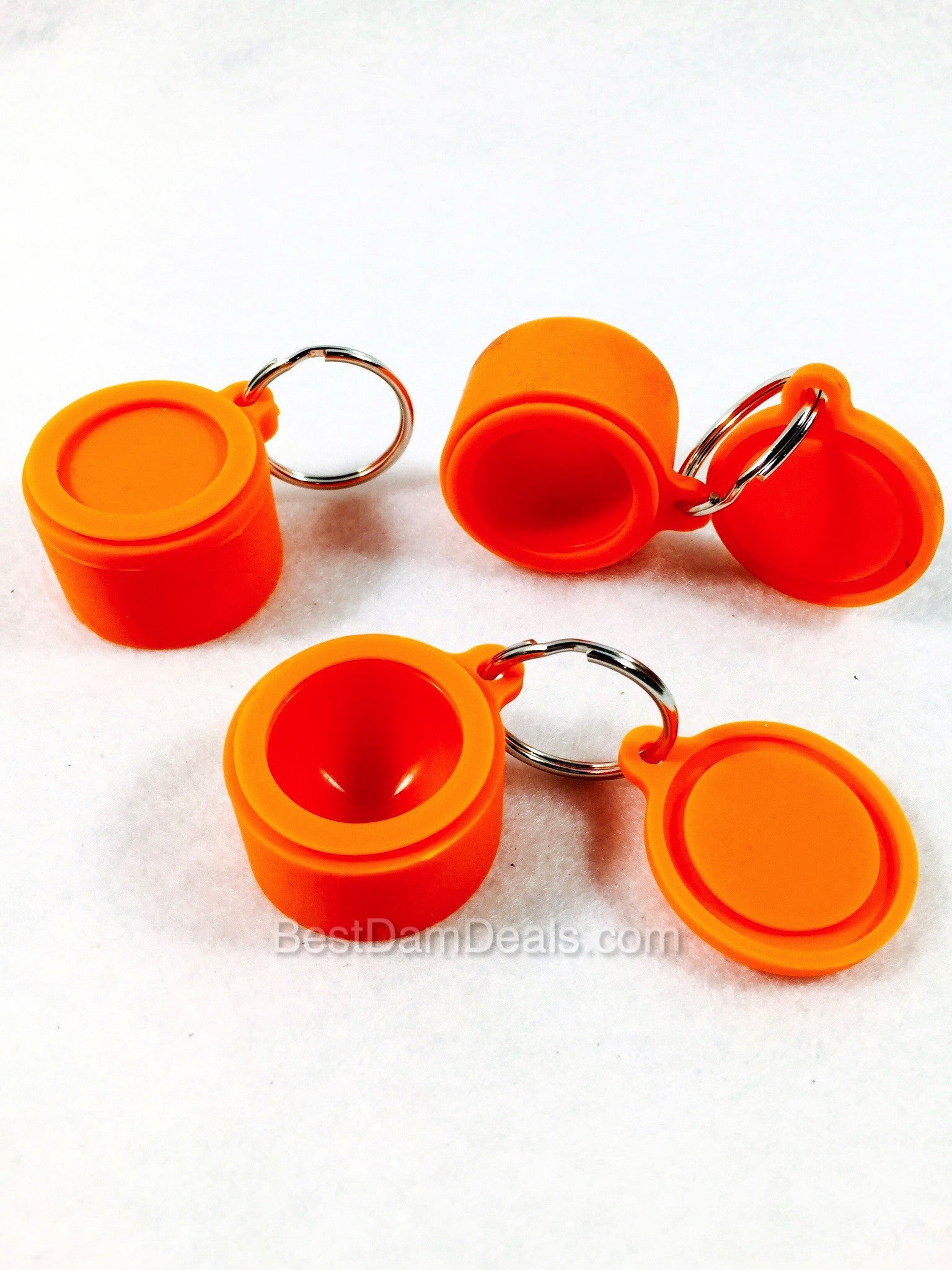 Keychain Silicone Container