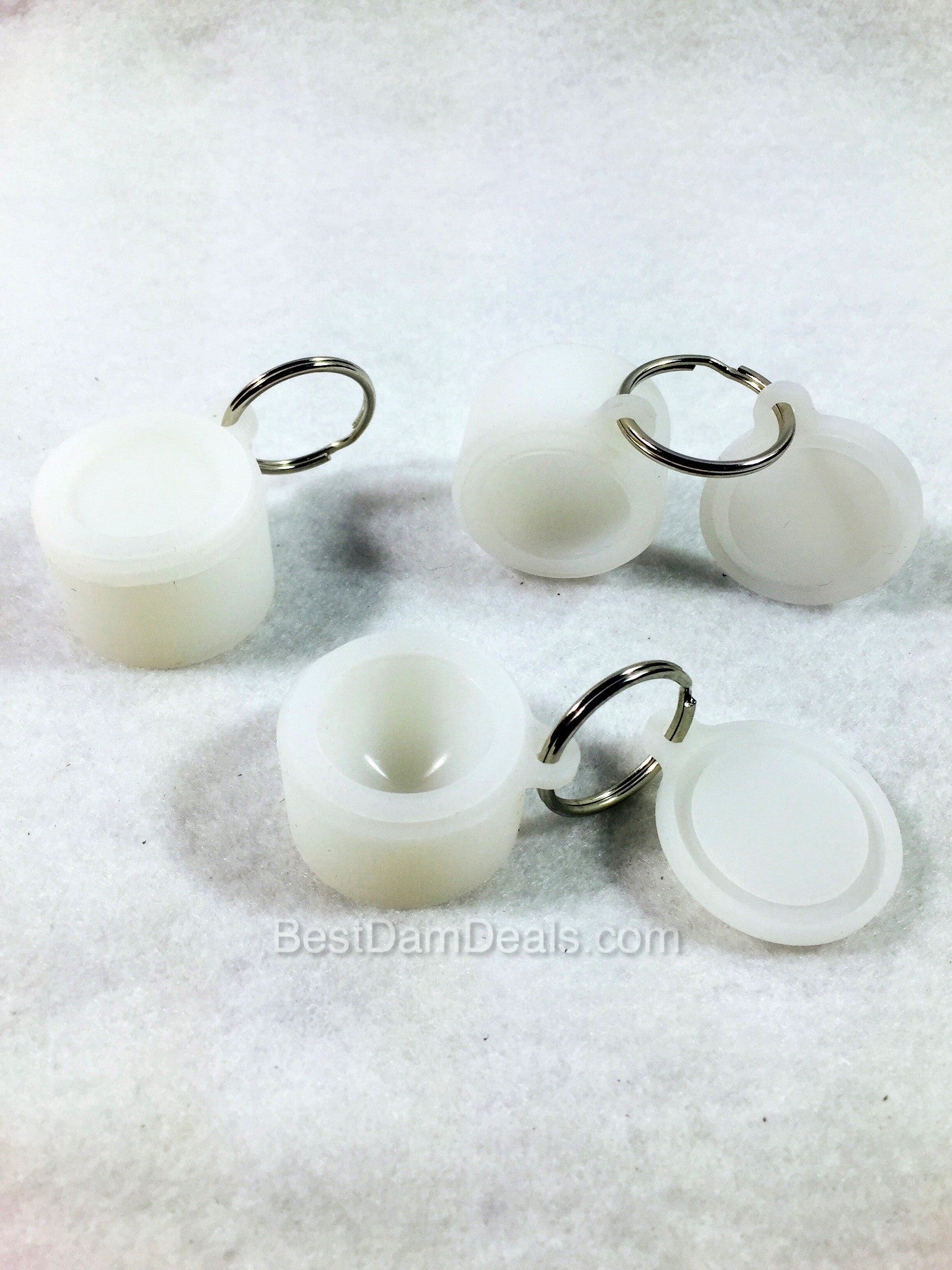 Keychain Silicone Container