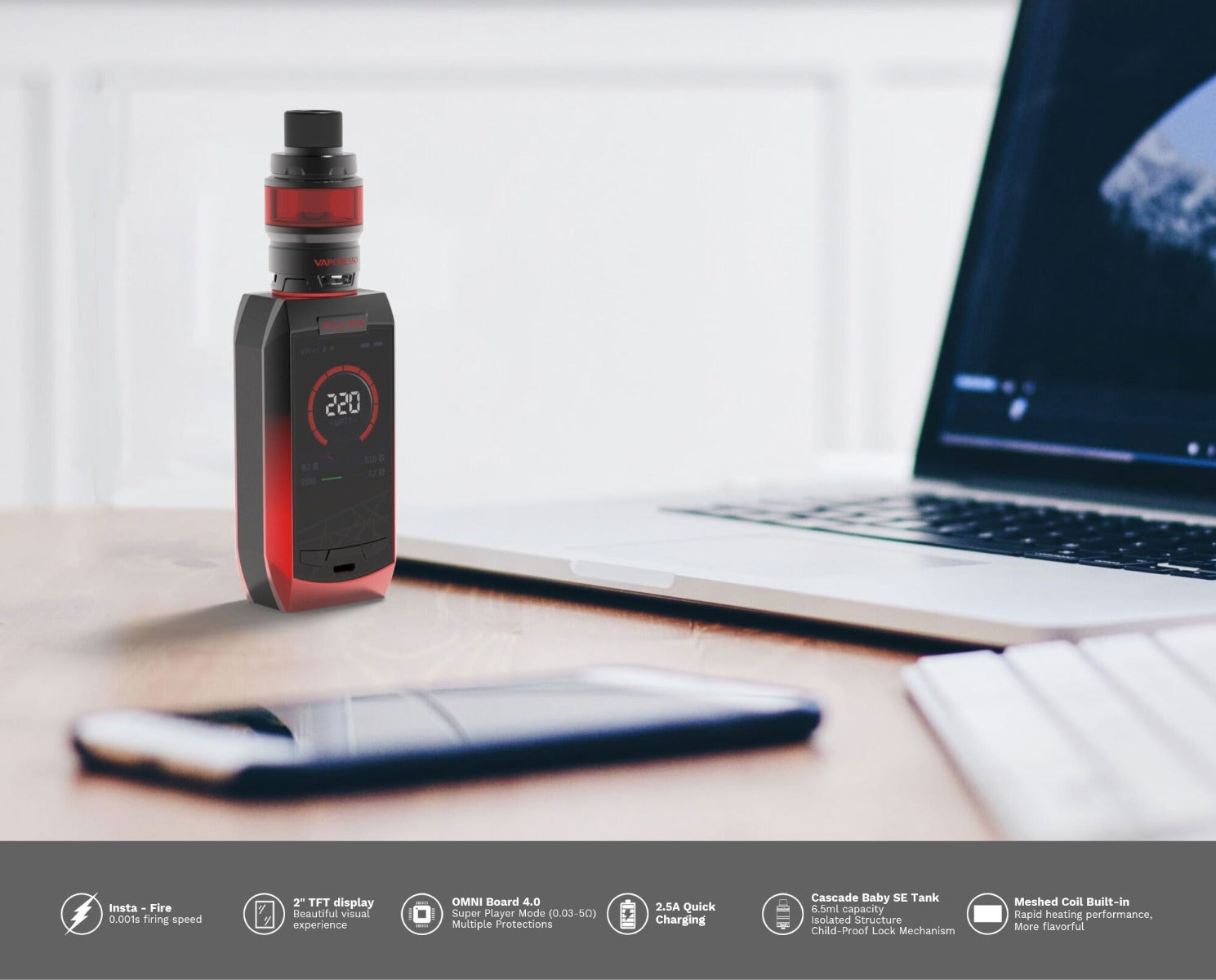 Vaporesso POLAR With Cascade Baby SE Kit 220W