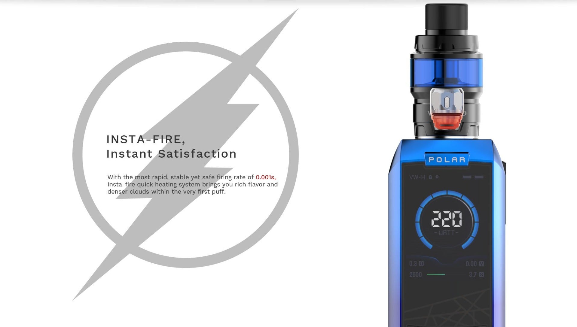Vaporesso POLAR With Cascade Baby SE Kit 220W