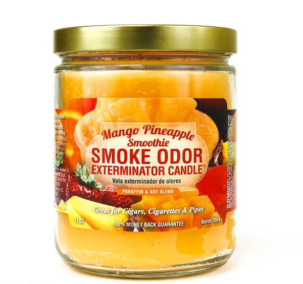 Smoke Odor Exterminator Candle 13oz Smoothie Mango Pineapple