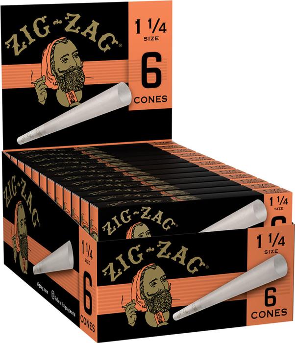Zig Zag Cones 1 1/4 (24 6 Count)