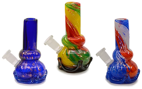 8" Glass-On-Glass Soft-Glass Water Pipe