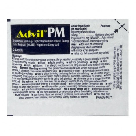 Advil Pm (box of 50)