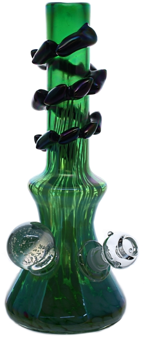 Glass-On-Glass Soft-Glass Water Pipe